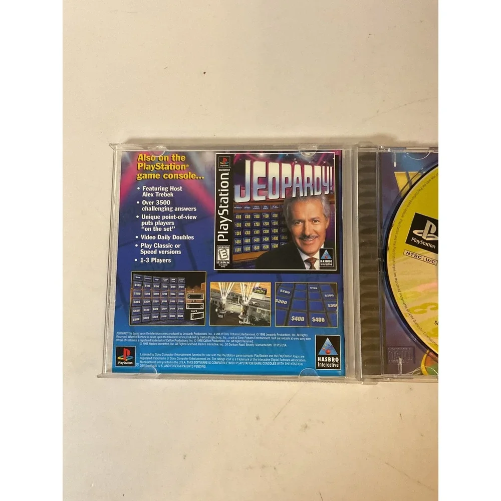 Wheel of Fortune (Sony PlayStation 1, 1998) Complete In Box. -- CIB